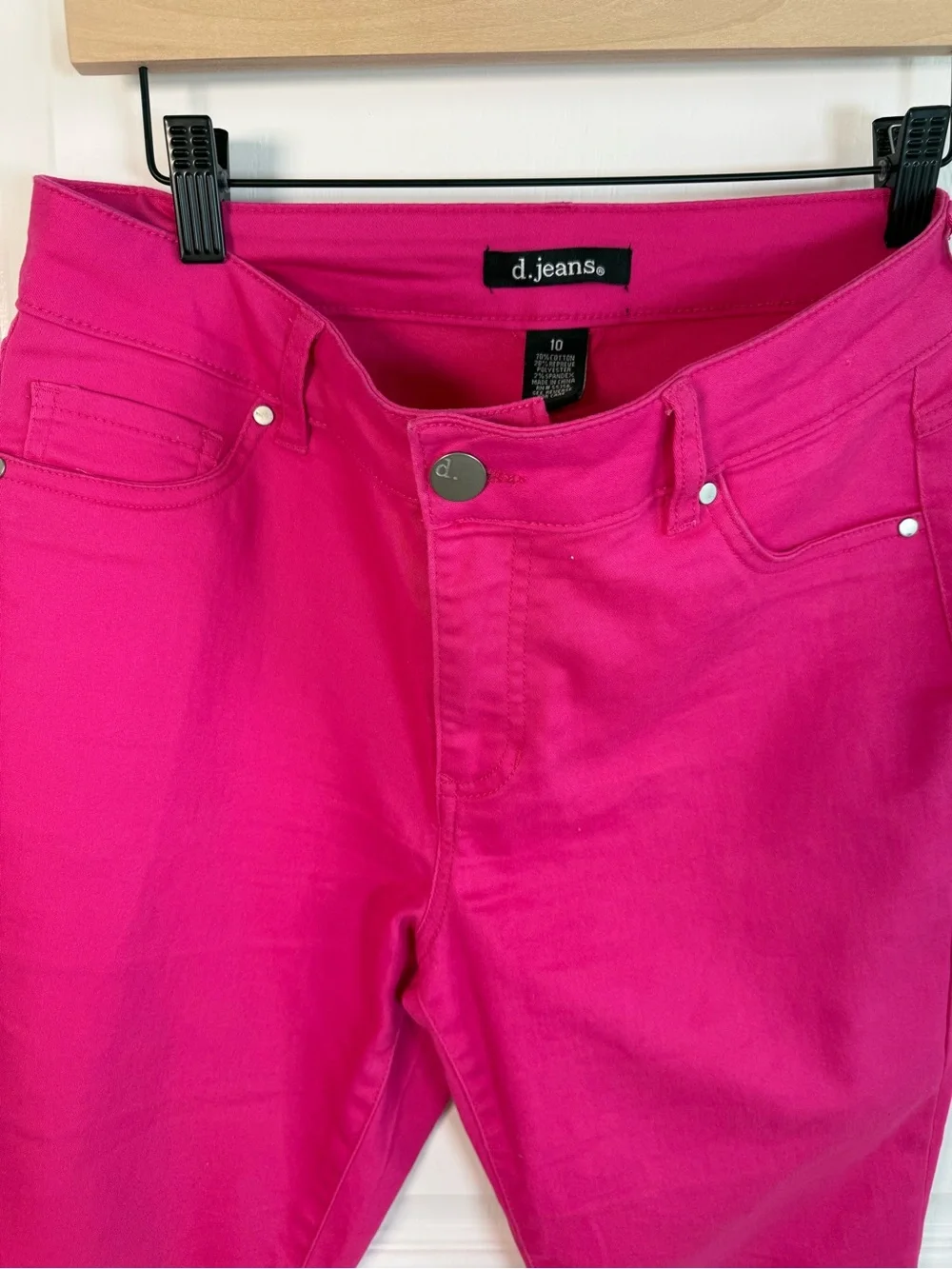 d.jeans Hot Pink Jeans - Picture 2 of 8
